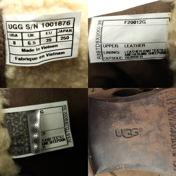 UGG Australia Cydnee Tall Riding Boots Womens 8 UK 6.5 EU 39 Brown Suede Leather - Picture 12 of 14